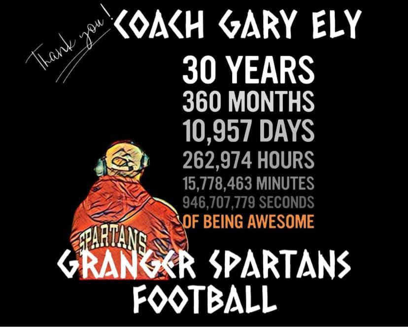 Coach Ely 30 year anniversary