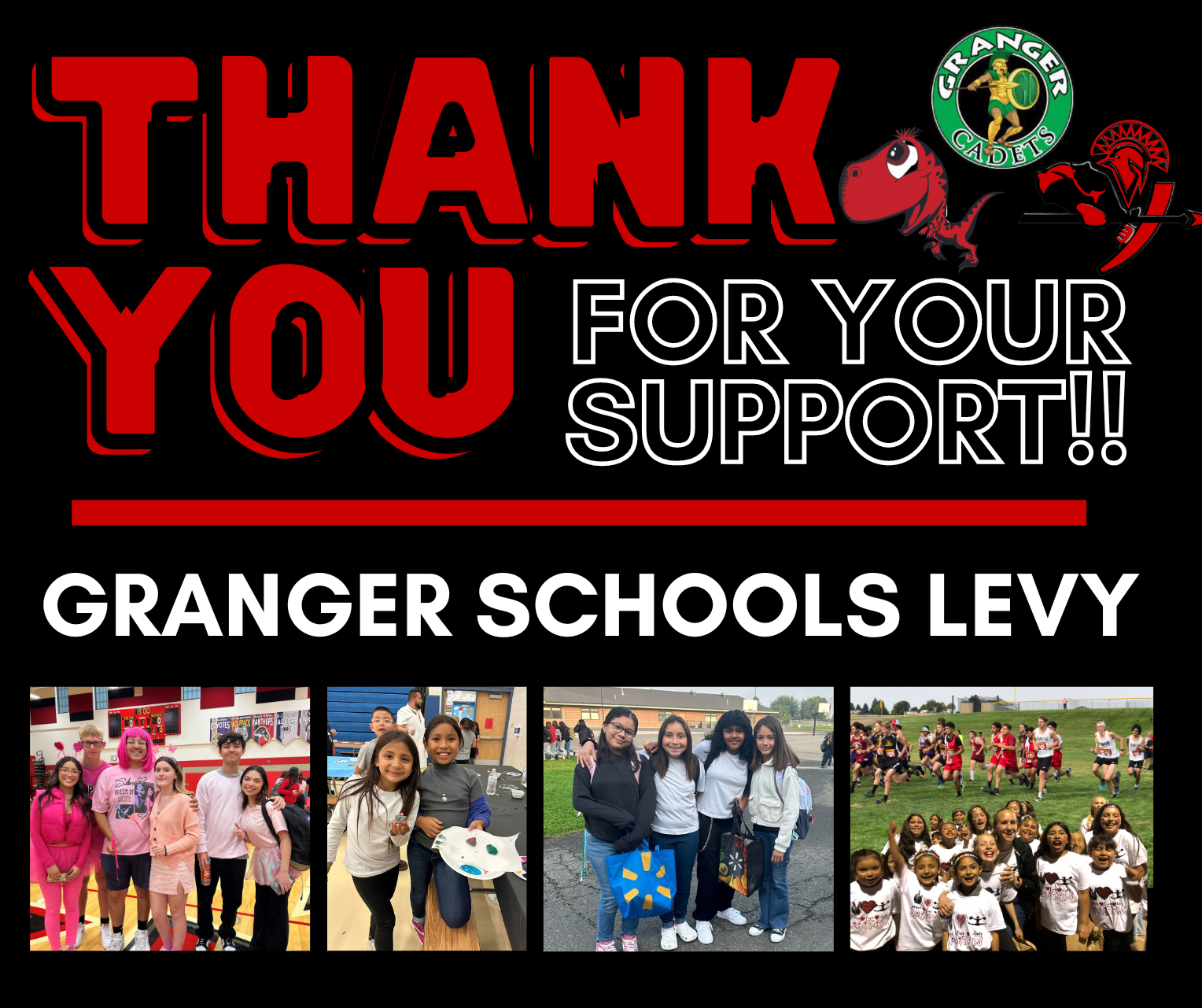 Thank you to community for passing the levy